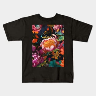 Colorful Flower Pattern V15 Kids T-Shirt